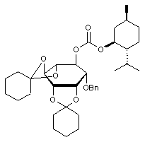 6-O-Benzyl-1-(-)-carboxymenthyl-2-3;4-5-di-O-cyclohexylidene-D-myo-inositol