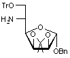 Benzyl 5-amino-5-deoxy-2-3-O-isopropylidene-6-O-trityl-α-D-mannofuranoside