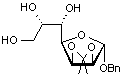Benzyl 2-3-O-isopropylidene-L-glycero-α-D-mannoheptofuranoside