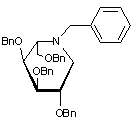 N-Benzyl-2-3-4-6-tetra-O-benzyl-1-5-dideoxy-imino-L-iditol