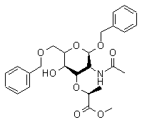 Benzyl N-acetyl-6-O-benzyl-α-D-muramic acid methyl ester