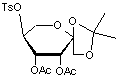 3-4-Di-O-acetyl-1-2-O-isopropylidene-5-O-p-toluenesulfonyl-α-L-sorbopyranose