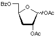 1-2-O-Di-O-acetyl-5-O-benzoyl-3-deoxy-D-ribofuranose