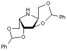 1-3:4-6-Di-O-benzylidene-2-5-dideoxy-2-5-imino-L-iditol