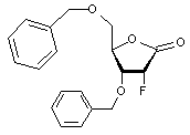 3-5-Di-O-benzyl-2-deoxy-2-fluoro-D-ribono-1-4-lactone