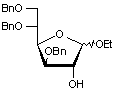 Ethyl 3-5-6-tri-O-benzyl-D-glucofuranoside