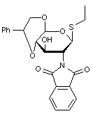 Ethyl 4-6-O-benzylidene-2-deoxy-2-phthalimido-β-D-thioglucopyranoside