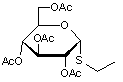 Ethyl 2-3-4-6-tetra-O-acetyl-α-D-thioglucopyranoside
