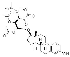 17b-Estradiol 17-(2-3-4-tri-O-acetyl-β-D-glucuronide methyl ester)