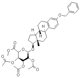 17b-Estradiol 3-O-benzyl 17-(2-3-4-tri-O-acetyl-β-D-glucuronide methyl ester)