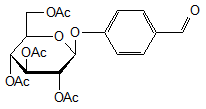 4-Formylphenyl 2-3-4-6-tetra-O-acetyl-β-D-glucopyranoside