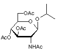 Isopropyl 2-acetamido-3-4-6-tri-O-acetyl-2-deoxy-β-D-glucopyranoside