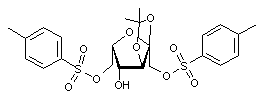 2-3-O-Isopropylidene-1-6-di-O-p-toluenesulfonyl-α-L-sorbofuranose