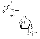 1-2-O-Isopropylidene-6-O-methylsulfonyl-α-D-glucofuranose