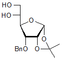 1-2-O-Isopropylidene-3-O-benzyl-D-allofuranose