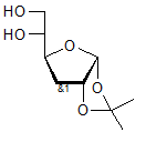 1-2-O-Isopropylidene-3-deoxy-α-D-allofuranose