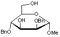 Methyl 2-4-di-O-benzyl-α-D-mannopyranoside