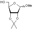 Methyl 2-3-O-isopropylidene-D-ribofuranoside