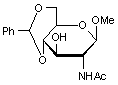 Methyl 2-acetamido-4-6-O-benzylidene-2-deoxy-β-D-glucopyranoside