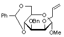 Methyl 2-O-allyl-3-O-benzyl-4-6-O-benzylidene-α-D-mannopyranoside