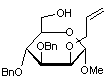 Methyl 2-O-allyl-3-4-di-O-benzyl-α-D-mannopyranoside