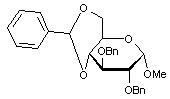 Methyl 4-6-O-benzylidene-2-3-di-O-benzyl-α-D-glucopyranoside