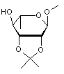 Methyl 2-3-O-isopropylidene-α-L-rhamnopyranoside