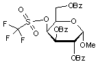 Methyl 2-3-6-tri-O-benzoyl-4-O-trifluoromethanesulfonyl-α-D-galactopyranoside