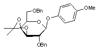 4-Methoxyphenyl 2-6-di-O-benzyl-3-4-O-isopropylidene-β-D-galactopyranose