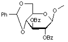 Methyl 2-3-di-O-benzoyl-4-6-O-benzylidene-β-D-glucopyranoside