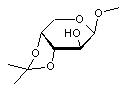 Methyl 3-4-O-isopropylidene-β-D-arabinopyranoside