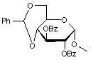 Methyl 2-3-di-O-benzoyl-4-6-O-benzylidene-α-D-glucopyranoside