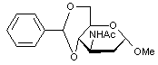 Methyl 3-acetamido-4-6-O-benzylidene-2-3-dideoxy-α-D-arabino-hexopyranoside