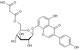 6-O-Malonylgenistin- free acid