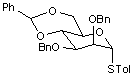 4-Methylphenyl 2-3-di-O-benzyl-4-6-O-benzylidene-α-D-thiomannopyranoside