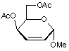 Methyl 4-6-di-O-acetyl-2-3-didehydro-2-3-dideoxy-α-D-galactopyranoside