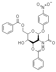 4-Nitrophenyl 2-acetamido-2-deoxy-3-6-di-O-benzoyl-β-D-glucopyranoside