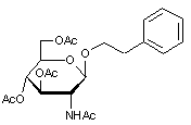 Phenylethyl 2-acetamido-3-4-6-tri-O-acetyl-2-deoxy-β-D-glucopyranoside