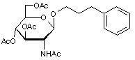 Phenylpropyl 2-acetamido-3-4-6-tri-O-acetyl-2-deoxy-β-D-glucopyranoside
