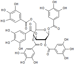 1-2-3-4-6-Penta-O-galloyl-β-D-glucopyranose