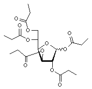 1-2-3-5-6-Penta-O-propanoyl-D-glucofuranose