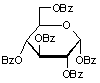 1-2-3-4-6-Penta-O-benzoyl-α-D-glucopyranose