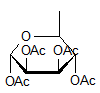 1-2-3-4-Tetra-O-acetyl-α-L-rhamnopyranose