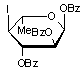 1-2-3-Tri-O-benzoyl-4-6-dideoxy-4-iodo-α-L-glucopyranose
