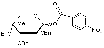 2-3-4-Tri-O-benzyl-1-O-(4-nitrobenzoyl)-L-fucopyranose