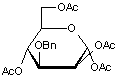 1-2-4-6-Tetra-O-acetyl-3-O-benzyl-α-D-mannopyranose