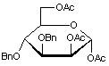 1-2-6-Tri-O-acetyl-3-4-di-O-benzyl-α-D-mannopyranose