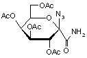 C-(2-3-4-6-Tetra-O-acetyl-1-azido-1-deoxy-α-D-galactopyranosyl)formamide