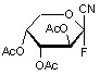 2-3-4-Tri-O-acetyl-1-deoxy-1-fluoro-β-D-arabinopyranosyl cyanide