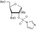1-3-5-Tri-O-benzoyl-2-O-(1H-imidazole-1-sulfonate)-α-D-ribofuranose